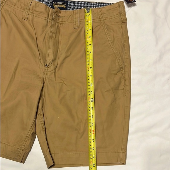 Daniel Cremieux Tan Flat Front Shorts Classic Chino - Picture 6 of 8
